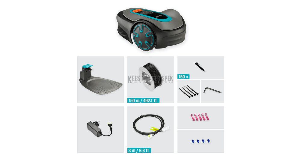 Robot cortacésped Gardena Sileno Minimo 500 | Servimaq S.C